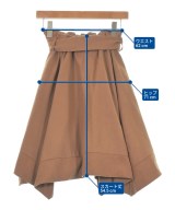 QUEENS COURT（クィーンズ　コート）ひざ丈スカート 茶 サイズ:0(XS位) レディース/2200633978037