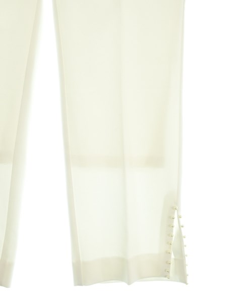 QUEENS COURT（クィーンズ　コート）スラックス 白 サイズ:2(M位) レディース/2200630483121