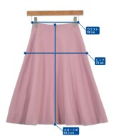 QUEENS COURT（クィーンズ　コート）ひざ丈スカート ピンク サイズ:0(XS位) レディース/2200609218082