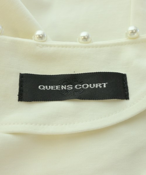QUEENS COURT（クィーンズ　コート）Tシャツ・カットソー 白 サイズ:2(M位) レディース/2200620154130