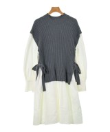 QUEENS COURT（クィーンズ　コート）ワンピース グレー サイズ:2(M位) レディース/2200620813013