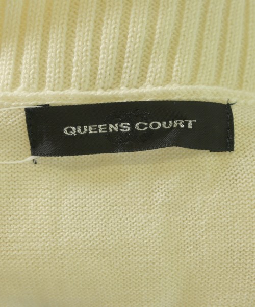 QUEENS COURT（クィーンズ　コート）ニット・セーター 白 サイズ:2(M位) レディース/2200601091058