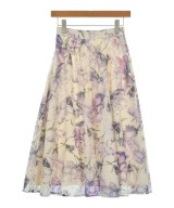 QUEENS COURT（クィーンズ　コート）ロング・マキシ丈スカート 白 サイズ:1(S位) レディース/2200674858039