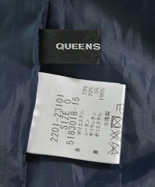 QUEENS COURT（クィーンズ　コート）ワンピース 紺 サイズ:0(XS位) レディース/2200677315034