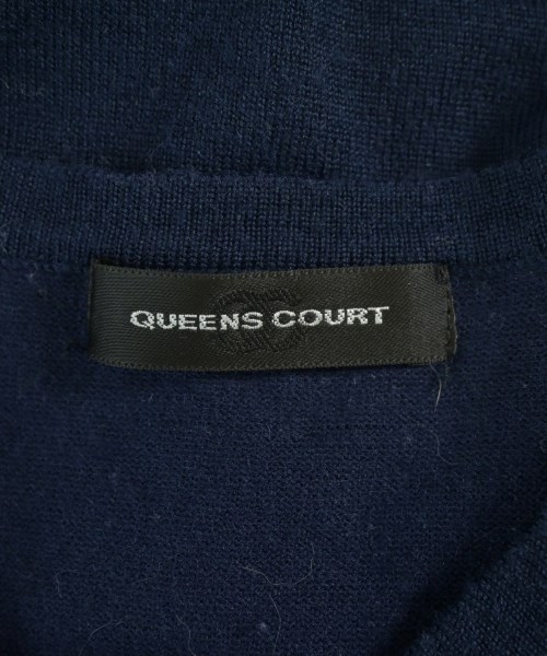 QUEENS COURT（クィーンズ　コート）カーディガン 紺 サイズ:2(M位) レディース/2200677315065