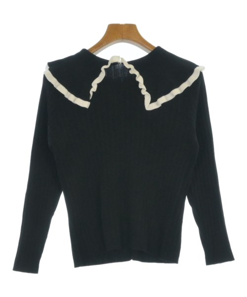QUEENS COURT（クィーンズ　コート）ニット・セーター 黒 サイズ:2(M位) レディース/2200656683017