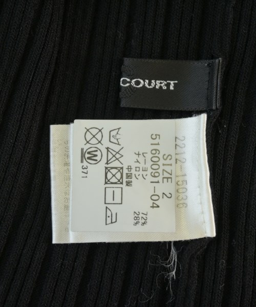 QUEENS COURT（クィーンズ　コート）ニット・セーター 黒 サイズ:2(M位) レディース/2200656683017