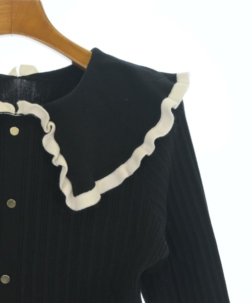 QUEENS COURT（クィーンズ　コート）ニット・セーター 黒 サイズ:2(M位) レディース/2200656683017