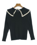 QUEENS COURT（クィーンズ　コート）ニット・セーター 黒 サイズ:2(M位) レディース/2200656683017