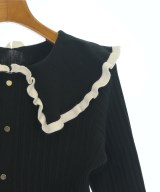 QUEENS COURT（クィーンズ　コート）ニット・セーター 黒 サイズ:2(M位) レディース/2200656683017