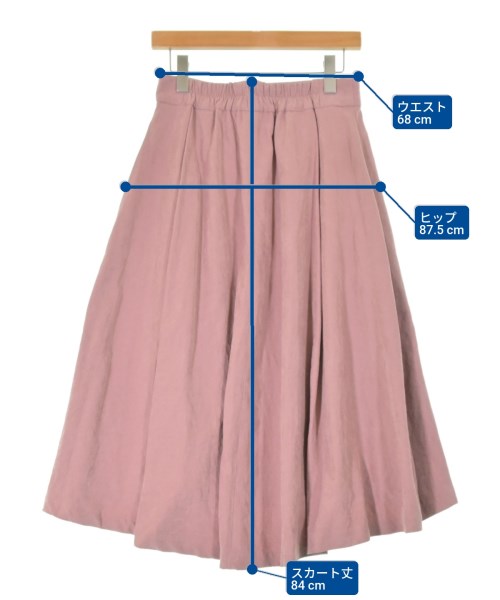 QUEENS COURT（クィーンズ　コート）ロング・マキシ丈スカート ピンク サイズ:2(M位) レディース/2200649284016