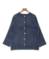 QUEENS COURT（クィーンズ　コート）ノーカラージャケット 紺 サイズ:M レディース/2200644981101