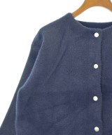 QUEENS COURT（クィーンズ　コート）ノーカラージャケット 紺 サイズ:M レディース/2200644981101