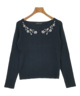 QUEENS COURT（クィーンズ　コート）ニット・セーター 紺 サイズ:2(M位) レディース/2200643037137