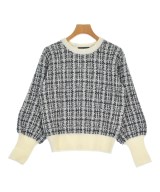 QUEENS COURT（クィーンズ　コート）ニット・セーター 黒 サイズ:2(M位) レディース/2200662123170