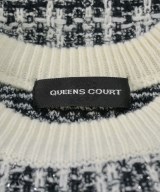 QUEENS COURT（クィーンズ　コート）ニット・セーター 黒 サイズ:2(M位) レディース/2200662123170