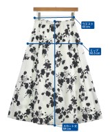 QUEENS COURT（クィーンズ　コート）ロング・マキシ丈スカート 白 サイズ:2(M位) レディース/2200662123187