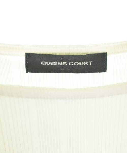 QUEENS COURT（クィーンズ　コート）Tシャツ・カットソー 白 サイズ:M レディース/2200735069046