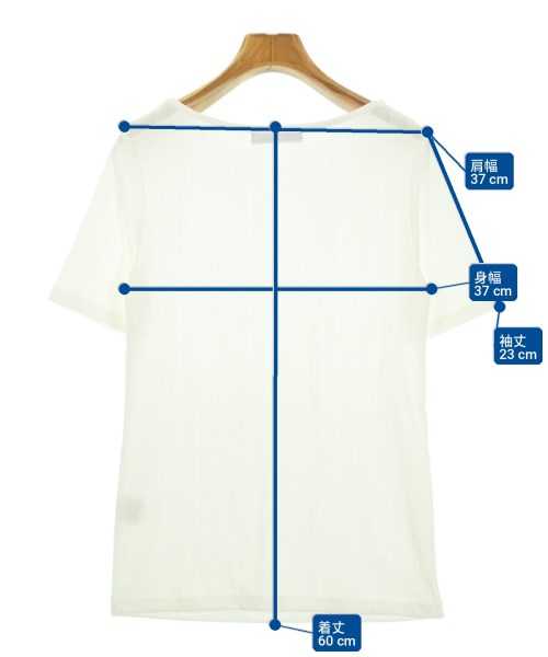 QUEENS COURT（クィーンズ　コート）Tシャツ・カットソー 白 サイズ:M レディース/2200735069046