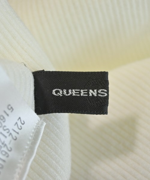 QUEENS COURT（クィーンズ　コート）ニット・セーター 白 サイズ:2(M位) レディース/2200716560128
