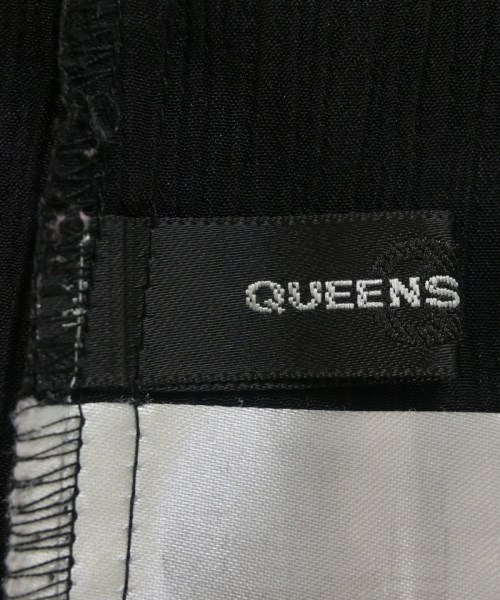 QUEENS COURT（クィーンズ　コート）ブラウス 黒 サイズ:2(M位) レディース/2200686037057