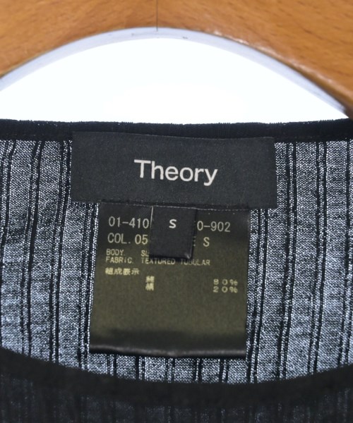 Theory（セオリー）Tシャツ・カットソー 黒 サイズ:S レディース/2200613001083