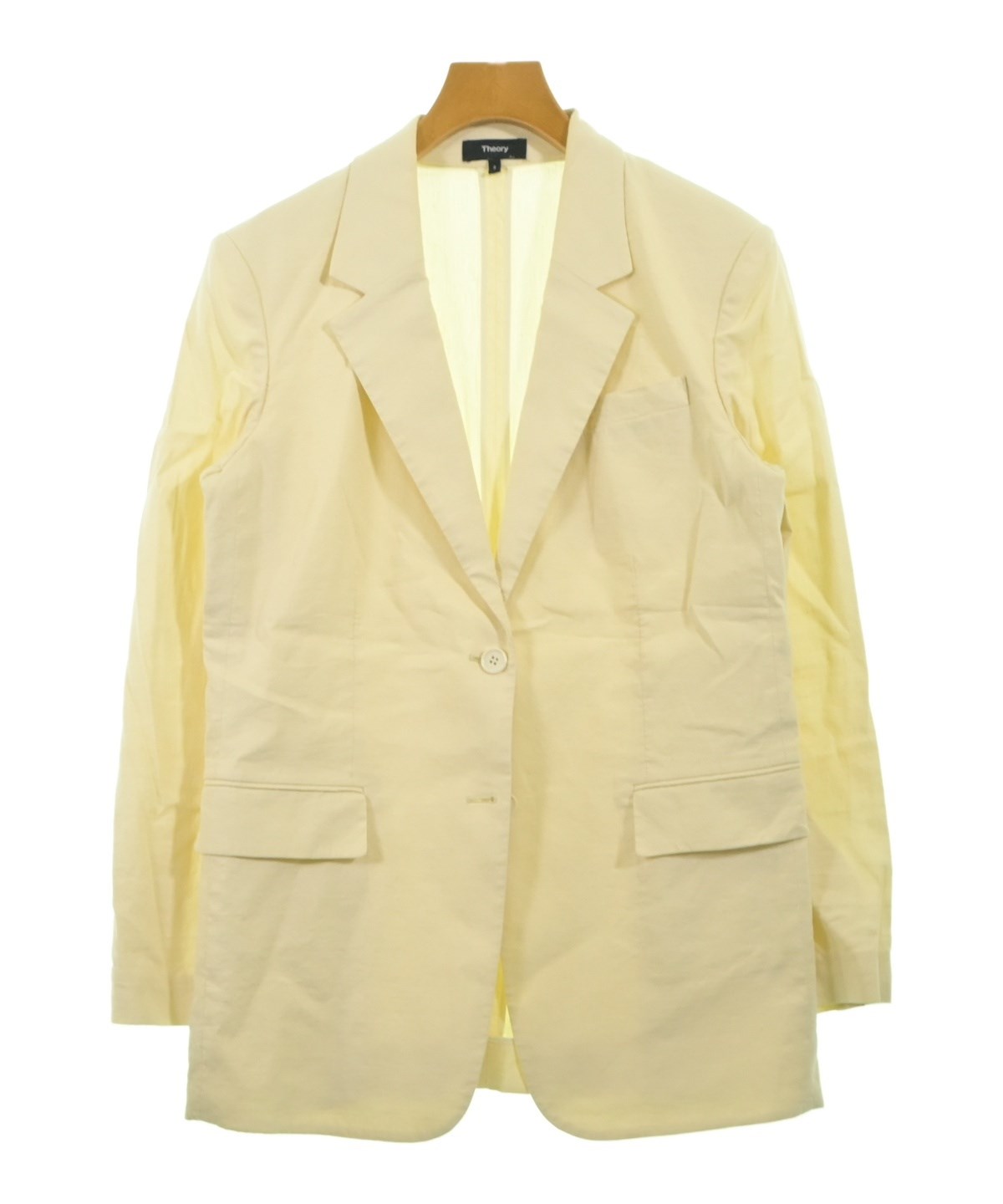 Theory（セオリー）テーラードジャケット 黄 サイズ:2(M位) レディース