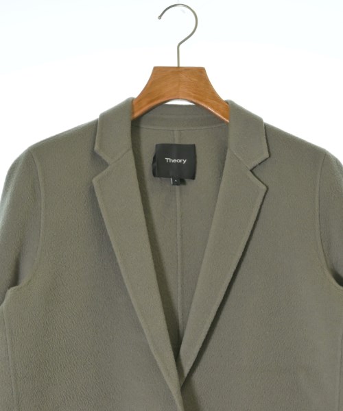 Theory（セオリー）チェスターコート グレー サイズ:S レディース/2200632331017