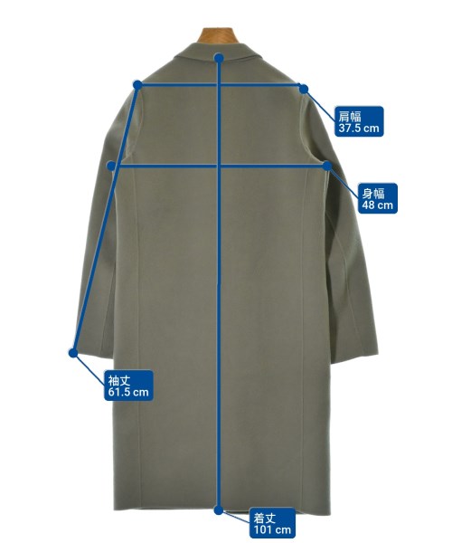 Theory（セオリー）チェスターコート グレー サイズ:S レディース/2200632331017