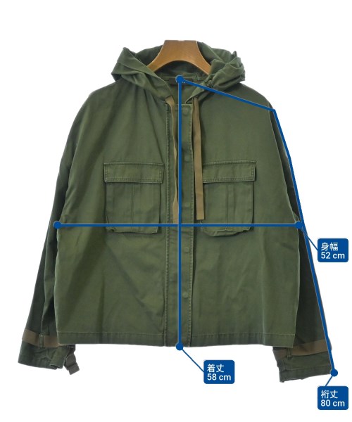 Theory（セオリー）ミリタリーブルゾン カーキ サイズ:S レディース/2200632331031