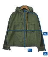 Theory（セオリー）ミリタリーブルゾン カーキ サイズ:S レディース/2200632331031