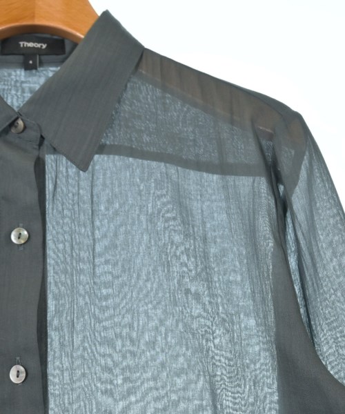 Theory（セオリー）シャツワンピース グレー サイズ:4(L位) レディース/2200621419214