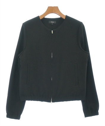Theory（セオリー）ブルゾン 黒 サイズ:6(XL位) レディース