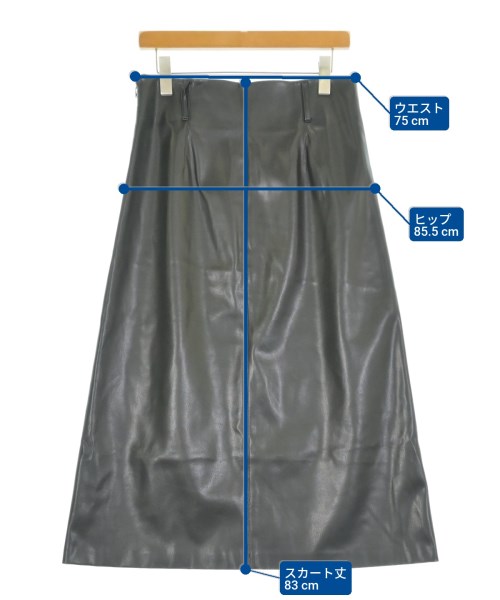 Theory（セオリー）ロング・マキシ丈スカート 黒 サイズ:6(XL位) レディース/2200621419696