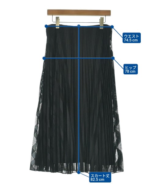 Theory（セオリー）ロング・マキシ丈スカート 黒 サイズ:8(XXL位) レディース/2200621419740