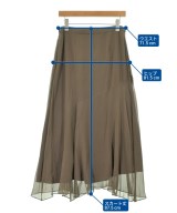 Theory（セオリー）ロング・マキシ丈スカート 茶 サイズ:6(XL位) レディース/2200621419856
