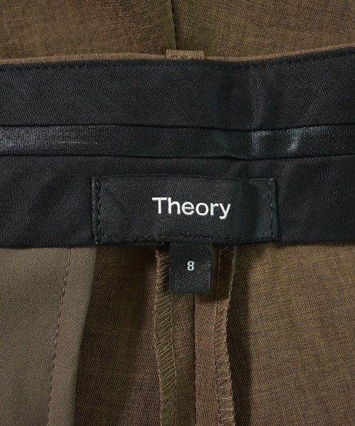 Theory（セオリー）スラックス 茶 サイズ:8(XXL位) レディース/2200621419894