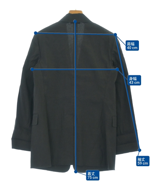 Theory（セオリー）ジャケット 黒 サイズ:2(M位) レディース/2200629259225