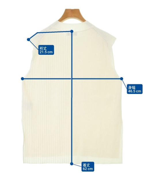 Theory（セオリー）ベスト/ノースリーブ 白 サイズ:S レディース/2200629259393