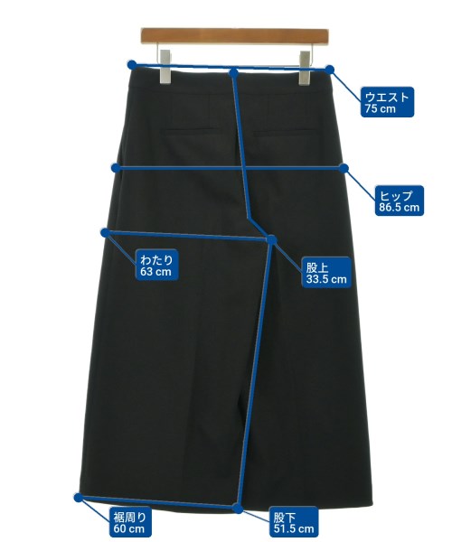 Theory（セオリー）スラックス 黒 サイズ:4(L位) レディース/2200629259508