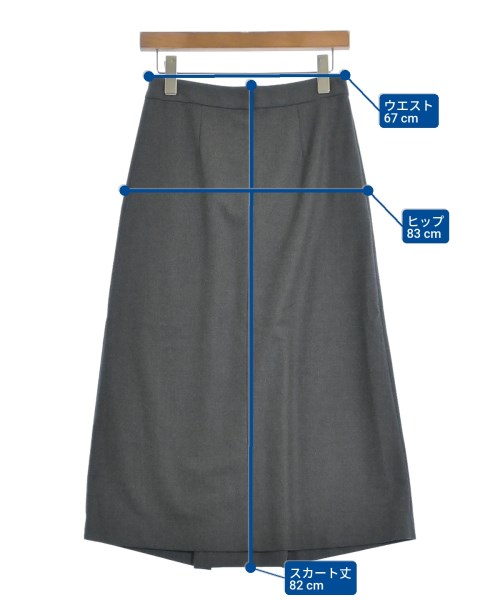 Theory（セオリー）ロング・マキシ丈スカート グレー サイズ:0(S位) レディース/2200635840028