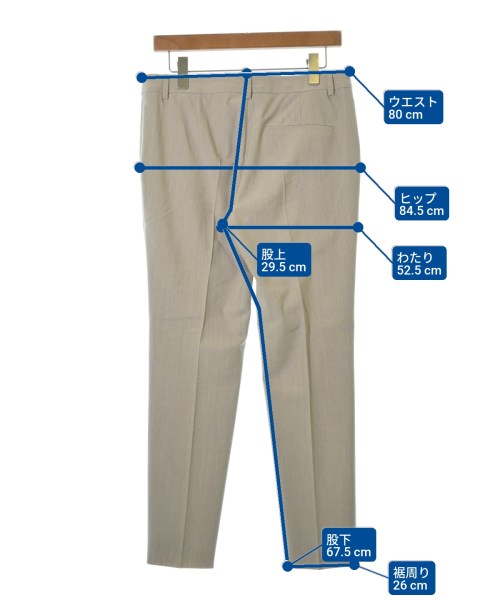 Theory（セオリー）スラックス ベージュ サイズ:6(XL位) レディース/2200635890030
