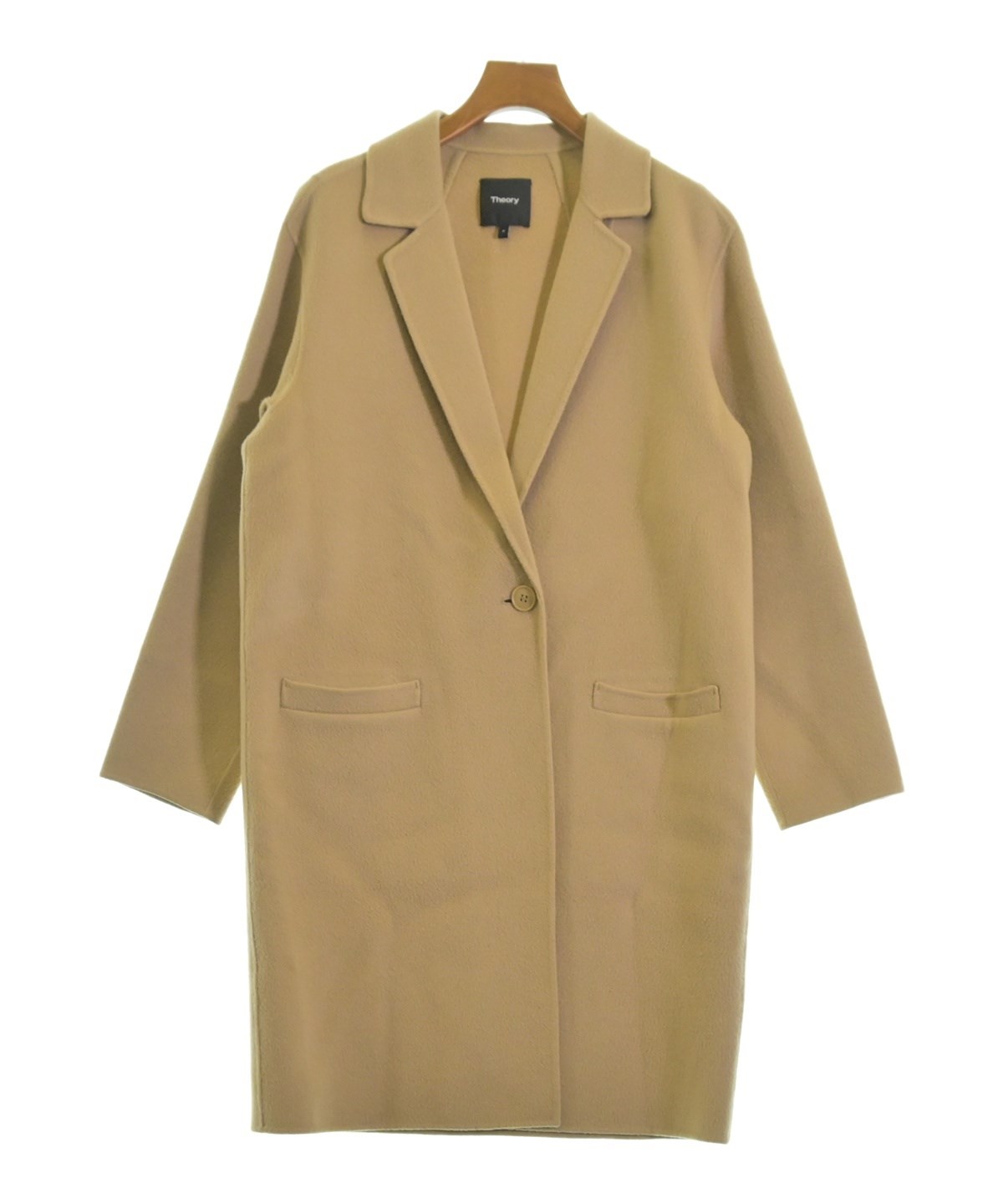 【タグ付き】theory セオリー　ウールコート　Sサイズ　裏地付き Theory（セオリー）その他 ベージュ サイズ:P(XS位) レディース