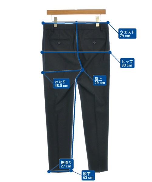 Theory（セオリー）スラックス 紺 サイズ:4(L位) レディース/2200636416031