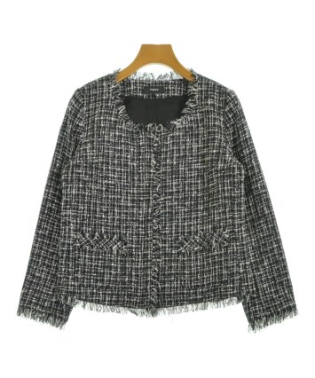 Theory（セオリー）ノーカラージャケット 黒 サイズ:4(L位) レディース