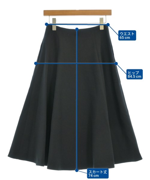 Theory（セオリー）ロング・マキシ丈スカート 黒 サイズ:0(S位) レディース/2200619967048