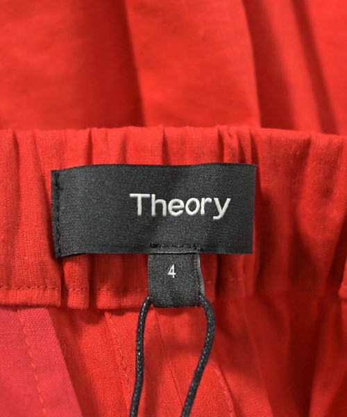 Theory（セオリー）スラックス 赤 サイズ:4(L位) レディース/2200620252089