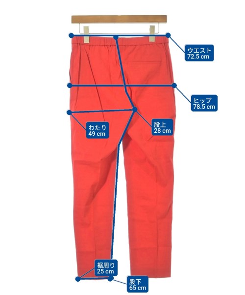 Theory（セオリー）スラックス 赤 サイズ:4(L位) レディース/2200620252089