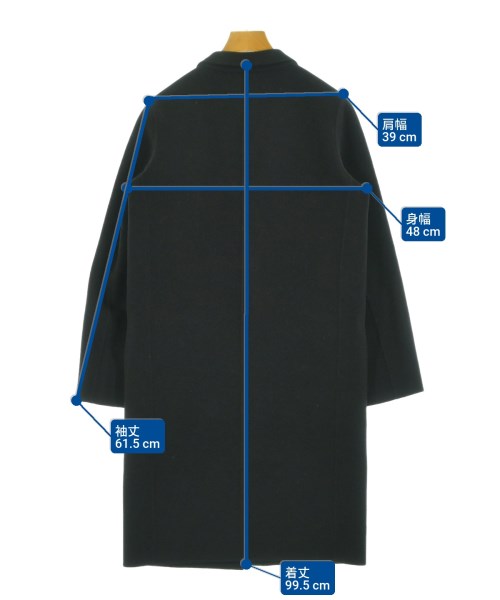 Theory（セオリー）チェスターコート 黒 サイズ:S レディース/2200638214017