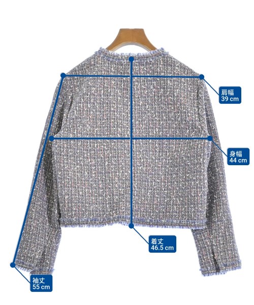 Theory（セオリー）ノーカラージャケット 紫 サイズ:2(M位) レディース/2200635520067